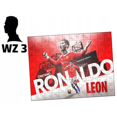 Puzzle Cristiano Ronaldo Cr7 W Pudełku 120 El