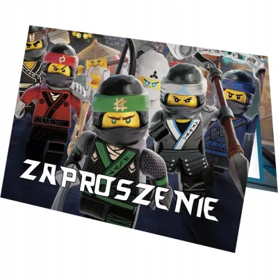 Zaproszenie Na Urodziny Lego Ninjago Z2