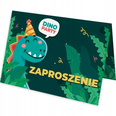 Zaproszenie Na Urodziny Dinozaur Z2
