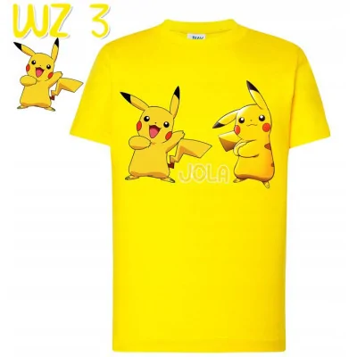 Zestaw Koszulka Kubek Pikachu Pokemon Dziecka