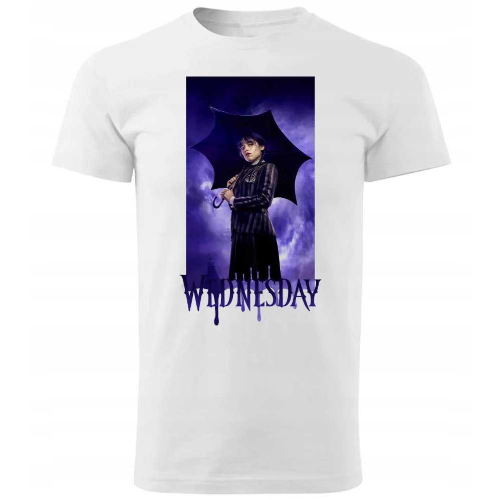 Koszulka Męska Wednesday Rodzina Addamsów W2