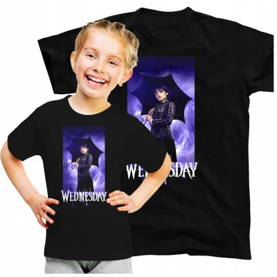 Koszulka Dziecięca Wednesday Addams