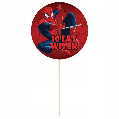 Topper Urodzinowy Na Tort Spiderman Marvel Z2