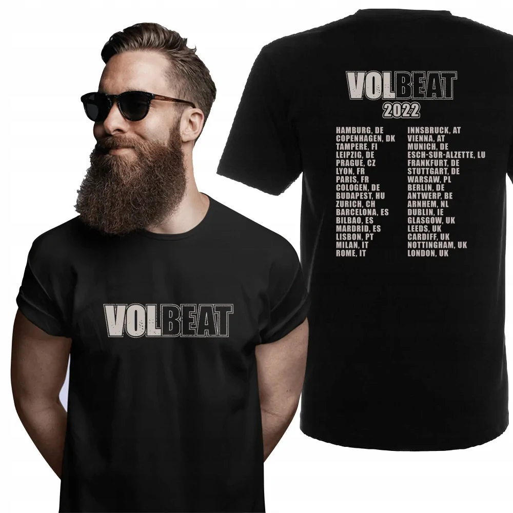 Koszulka Męska Dwustronna Volbeat Tour S