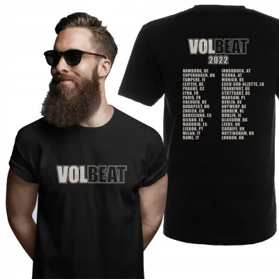 Koszulka Męska Dwustronna Volbeat Tour S
