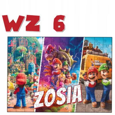 Puzzle W Pudełku Super Mario 120 El Prezent