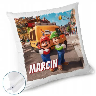 Poduszka Z Nadrukiem Super Mario Bros Prezent
