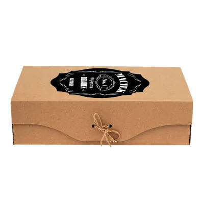 Dla Dziadka Szklanki Whisky Logo Etykieta Box