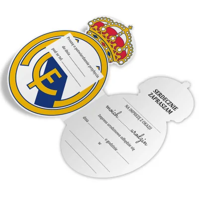Zaproszenie Na Urodziny Real Madrid Z2