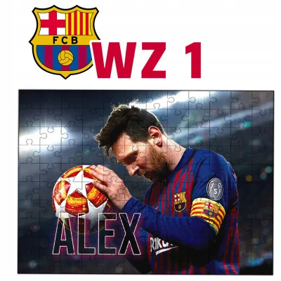 Puzzle W Pudełku Leo Messi Barca 120 El Prezent Y5