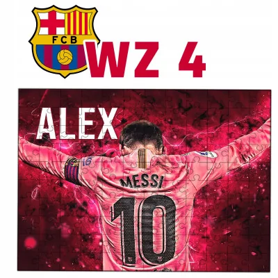 Puzzle W Pudełku Leo Messi Barca 120 El Prezent Y5
