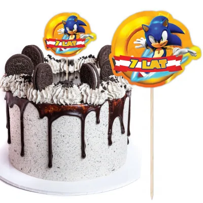 Topper Urodzinowy Na Tort Sonic Z2