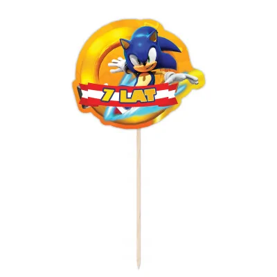 Topper Urodzinowy Na Tort Sonic Z2