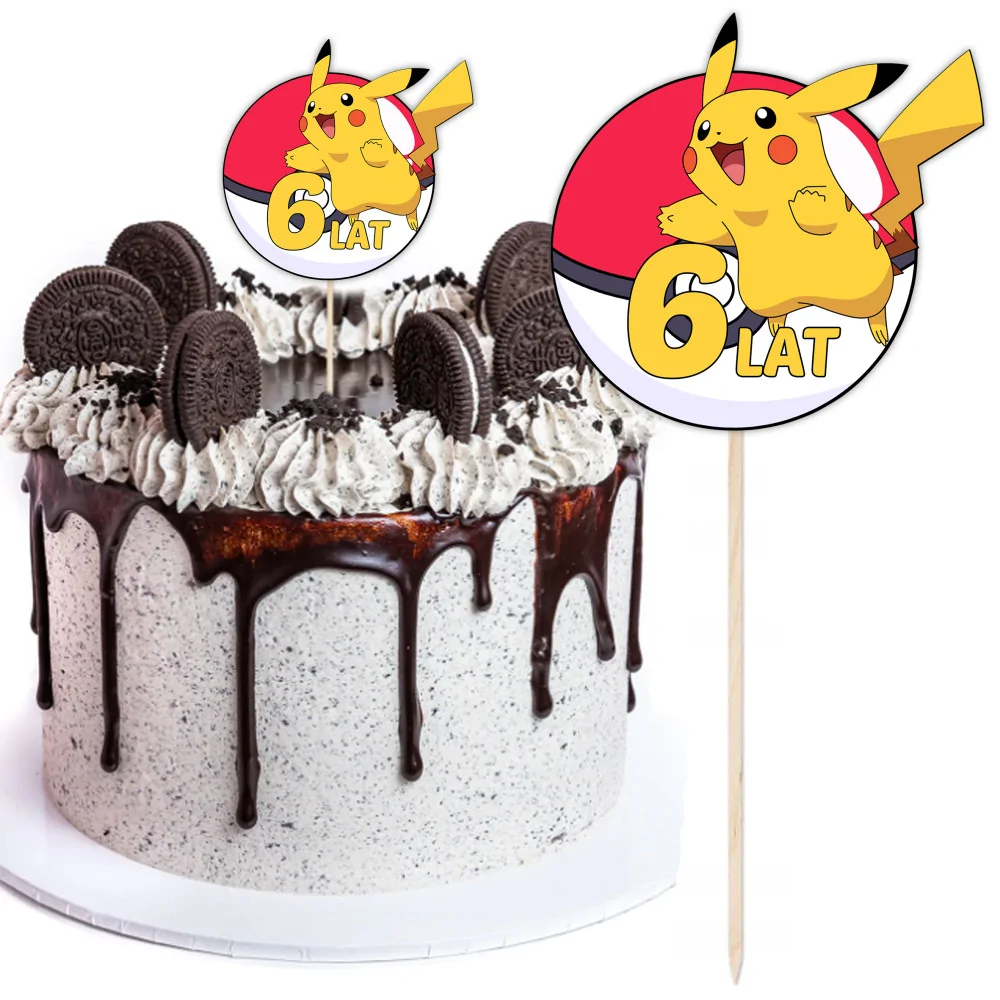 Topper Urodzinowy Na Tort Pikachu Pokemon Z2