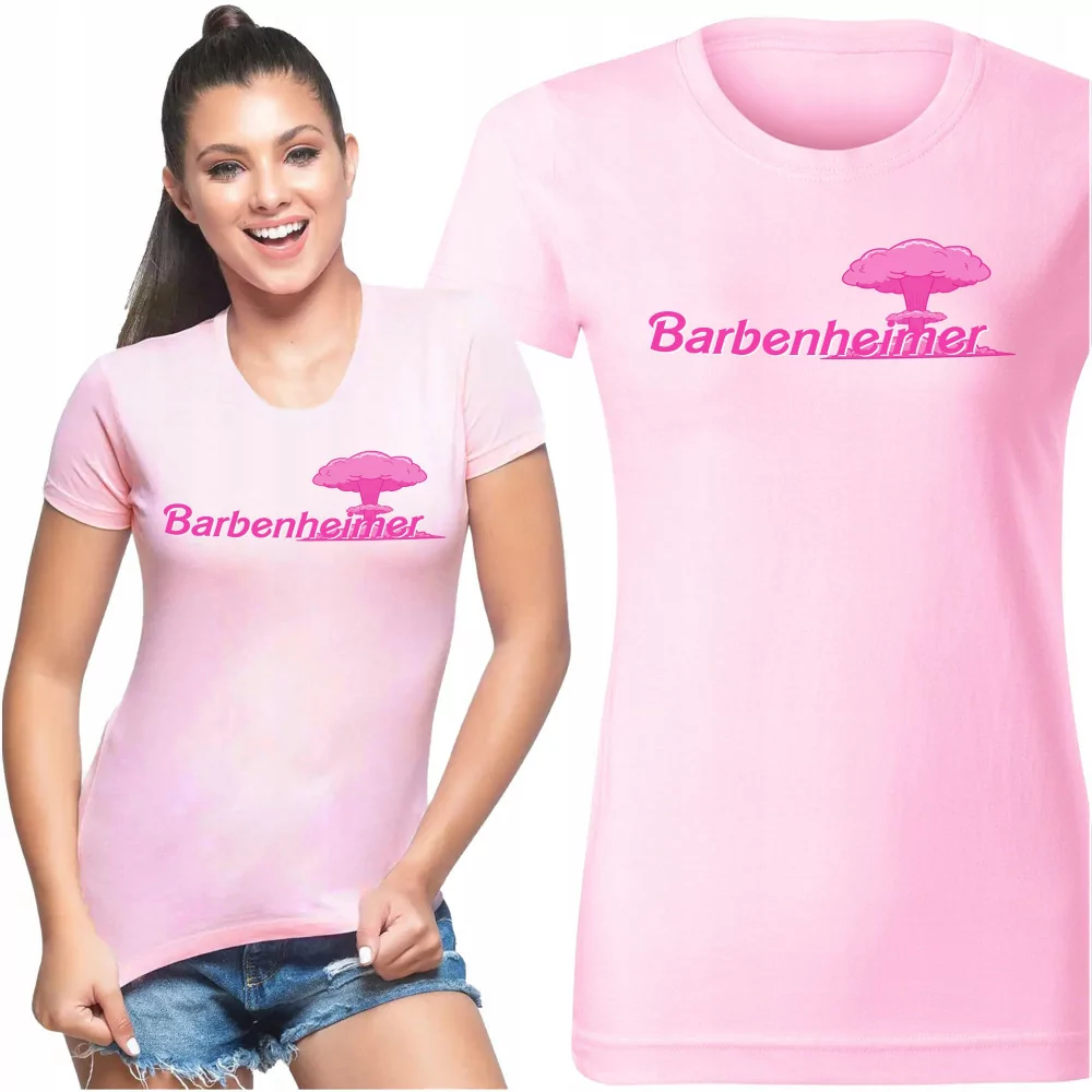 Koszulka Damska Barbie Barbi Barbenheimer4