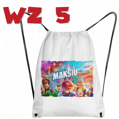 Worek Plecak Na Wf Super Mario Bros Prezent Y5