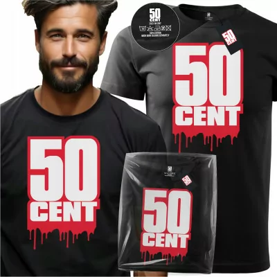 Koszulka 4 Męska Na Koncert 50 Cent The Final Lap Tour Rap Prezent S Y4