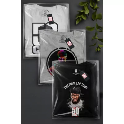 Koszulka 2 Męska Na Koncert 50 Cent The Final Lap Tour Rap Prezent M Y4