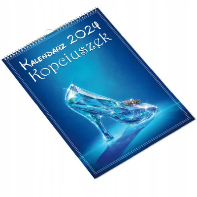 Kalendarz ścienny Na Rok 2024 Kopciuszek Wieloplanszowy A4