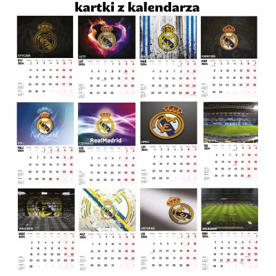 Zestaw Kubek Poduszka Kalendarz A4 Real Madryt Madrid Prezent Dla Dzieci Y4