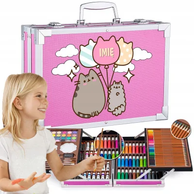 Zestaw Artystyczny Do Malowania Cat Kot Pusheen Prezent Dla Dziecka Y5